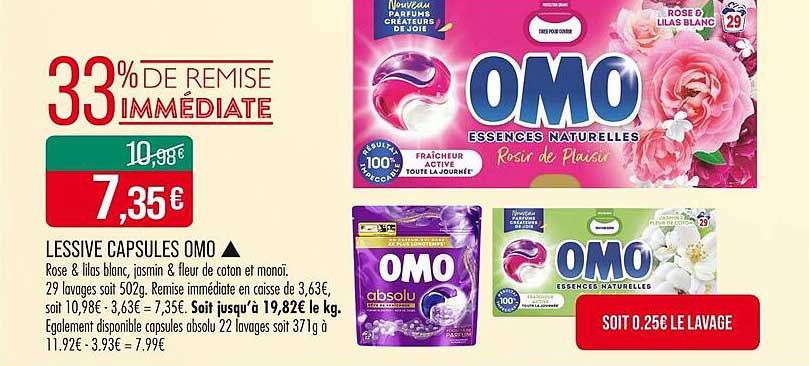 LESSIVE CAPSULES OMO