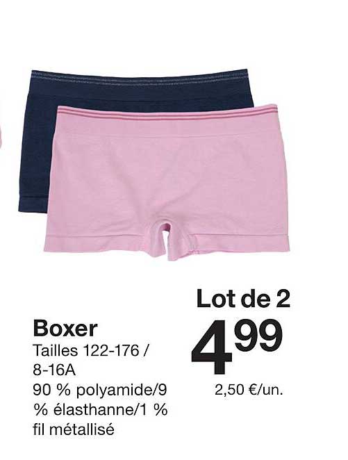 Lot de 2 Boxer
