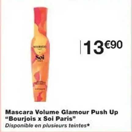 Mascara Volume Glamour Push Up "Bourjois x Soi Paris"