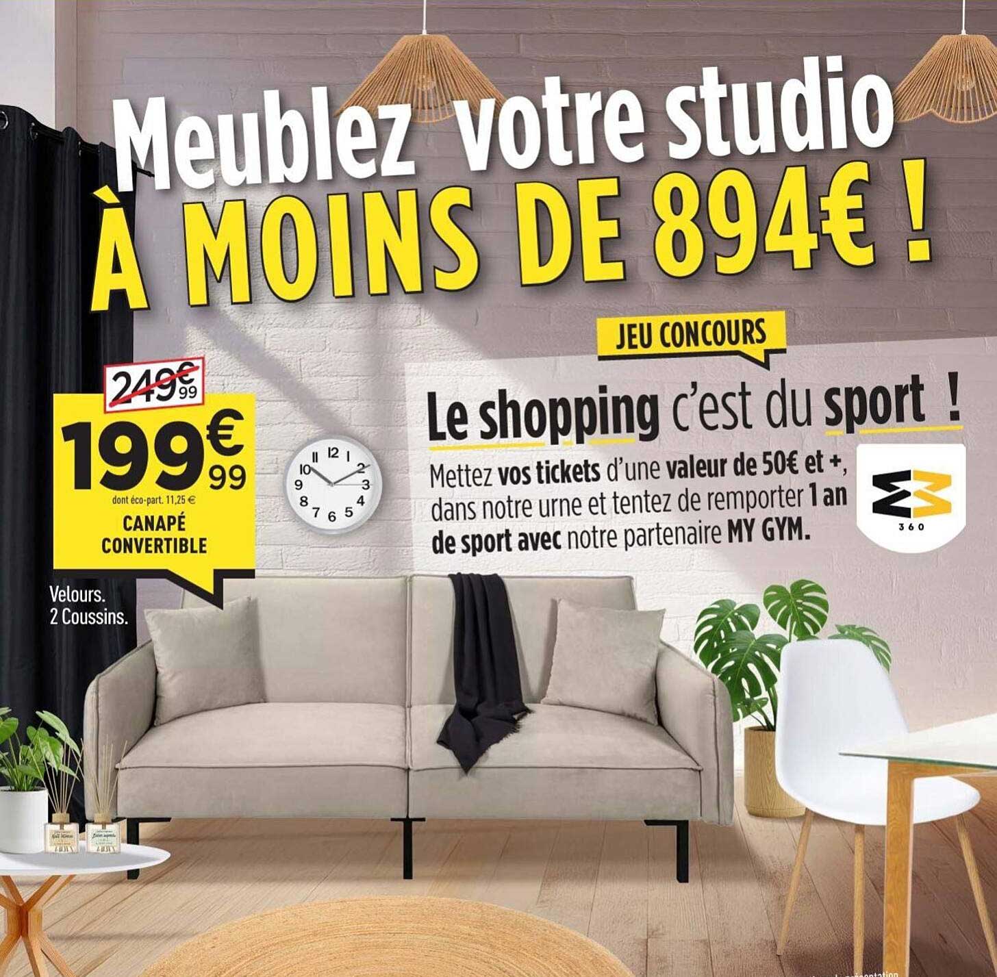 Meublez votre studio à MOINS DE 894€ !