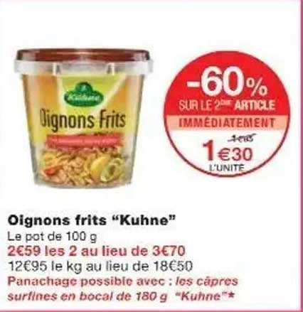 Oignons frits "Kuhne"