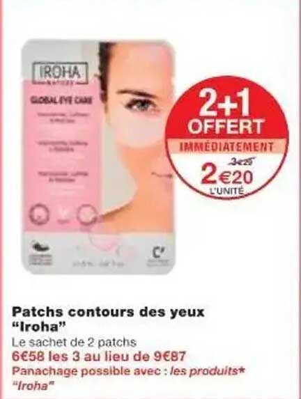 Patchs contours des yeux "Iroha"