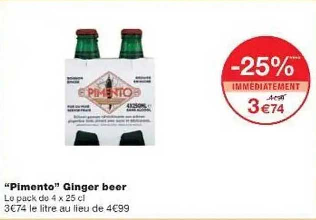 "Pimento" Ginger beer