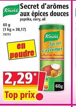 Secret d’arômes aux épices douces