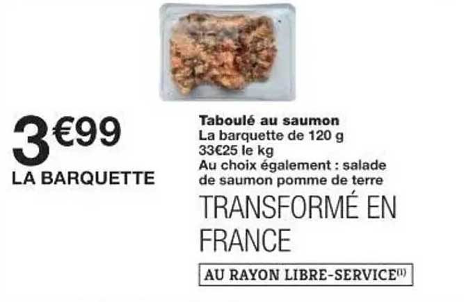 Taboulé au saumon