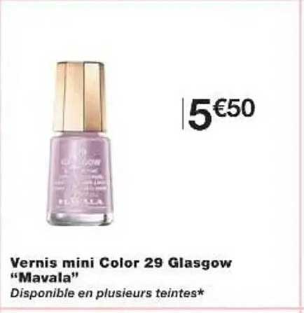 Vernis mini Color 29 Glasgow "Mavala"