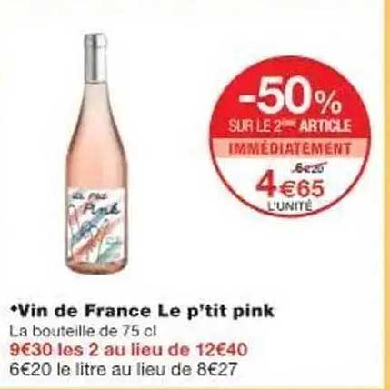 Vin de France Le p’tit pink