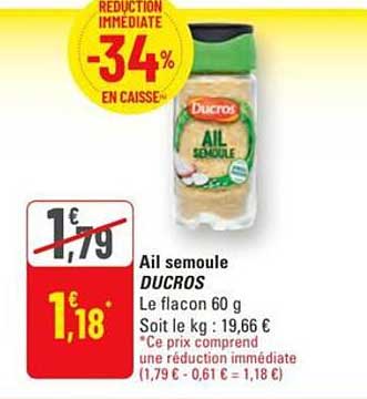 Ail semoule DUCROS