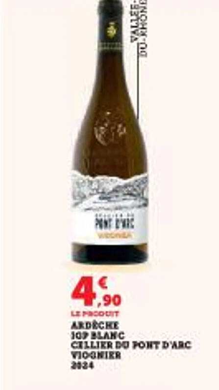 Ardèche 109 Blanc - Cellier du Pont d'Arc Viognier 2024