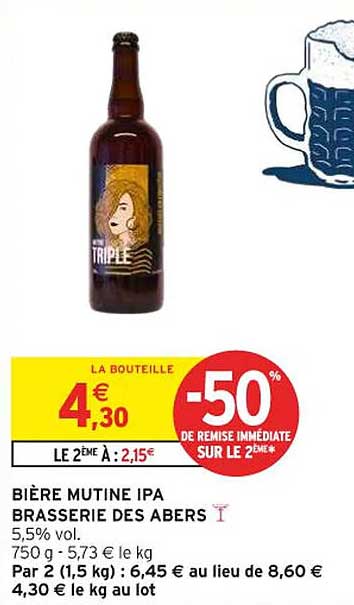 BIÈRE MUTINE IPA
