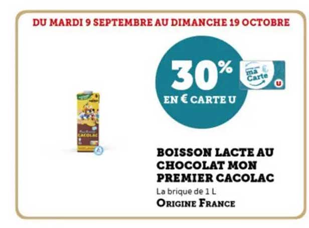 BOISSON LACTÉE AU CHOCOLAT MON PREMIER CACOLAC