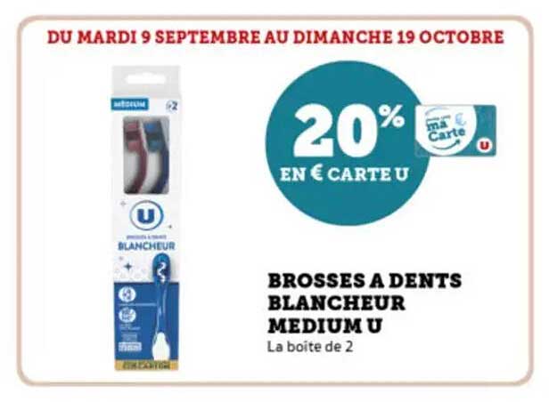 BROSSes A DENTS BLANCHEUR MEDIUM U
