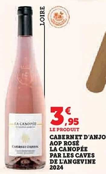 CABERNET D'ANJOU AOP ROSÉ LA CANOPÉE