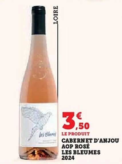 CABERNET D'ANJOU AOP ROSÉ Les Bleumes 2024