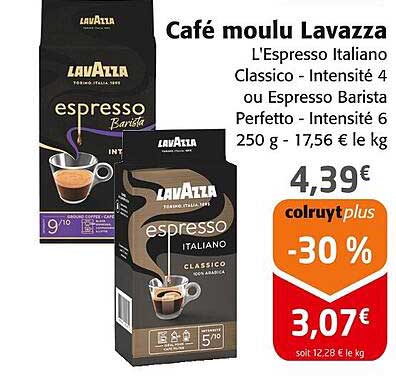Café moulu Lavazza