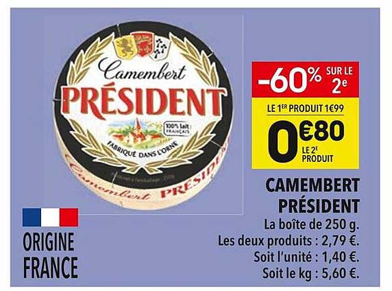 CAMEMBERT PRÉSIDENT