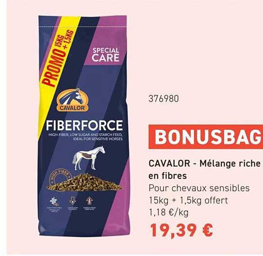 CAVALOR - Mélange riche en fibres