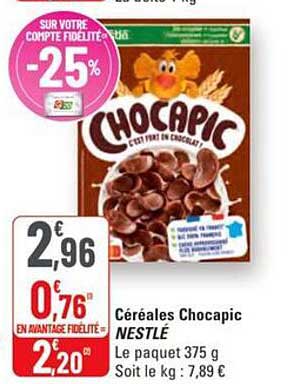 Céréales Chocapic NESTLÉ