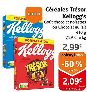 Céréales Trésor Kellogg's