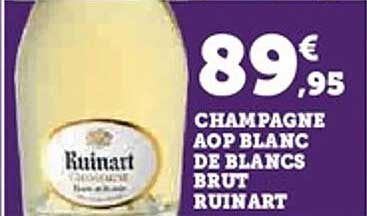 CHAMPAGNE AOP BLANC DE BLANCS BRUT RUINART
