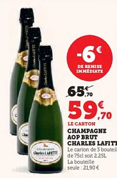 CHAMPAGNE AOP BRUT CHARLES LAFITTE