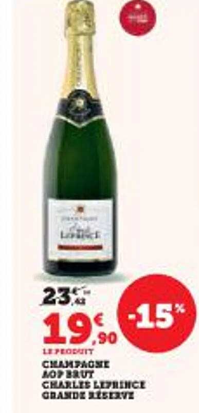CHAMPAGNE MOËT BRUT CHARLES LEFRINCE GRANDE RÉSERVE