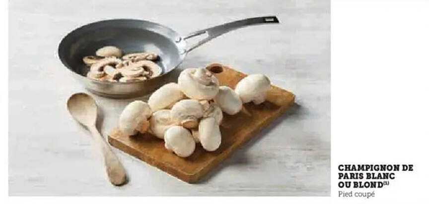CHAMPIGNON DE PARIS BLANC OU BLOND