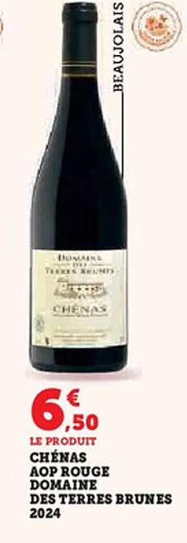 CHÉNAS AOP ROUGE DOMAINE DES TERRES BRUNES 2024