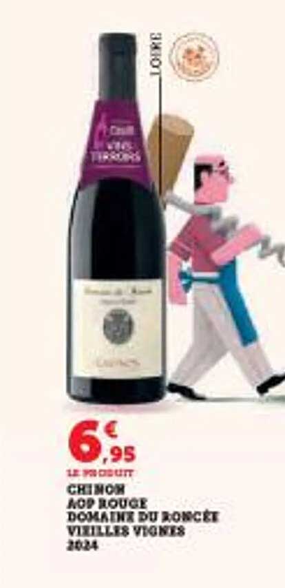 Chinon AOP Rouge Domaine du Roncé Vieilles Vignes 2024