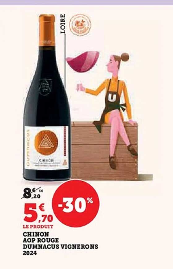Chinon AOP Rouge Dumnacus Vignerons 2024