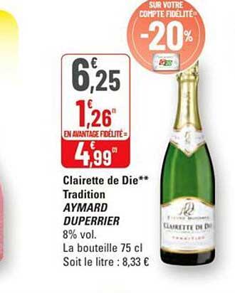 Clairette de Die** Tradition AYMAR DUPERRIER