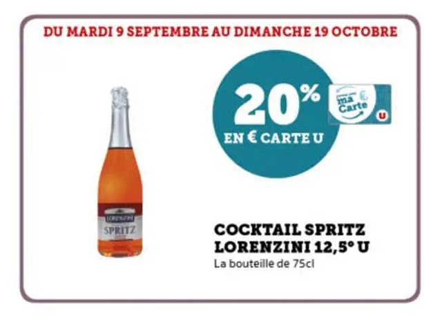 COCKTAIL SPRITZ LORENZINI 12,5° U