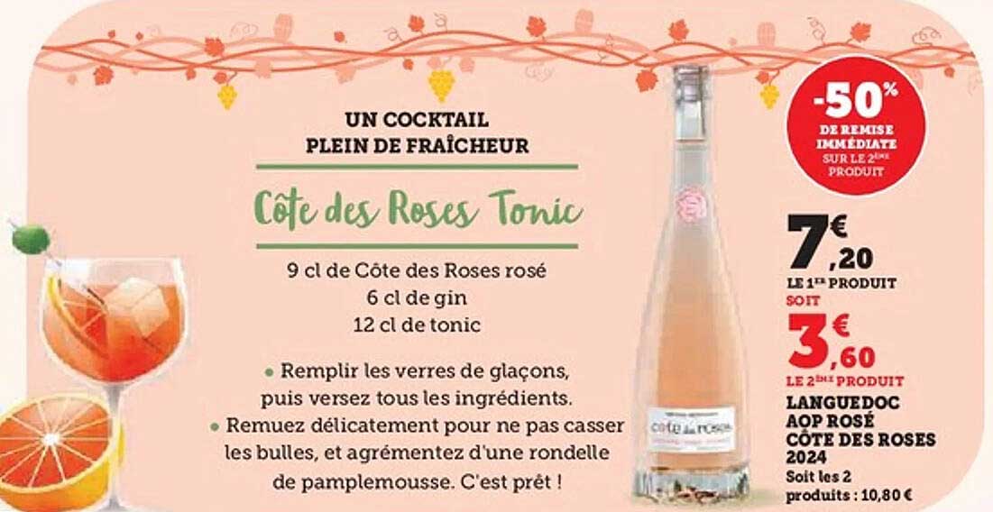 Côte des Roses Tonic