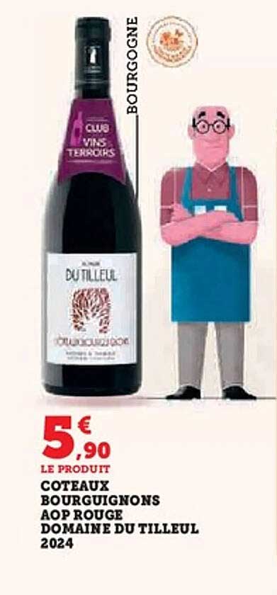 Coteaux Bourguignons AOP Rouge Domaine du Tilleul 2024