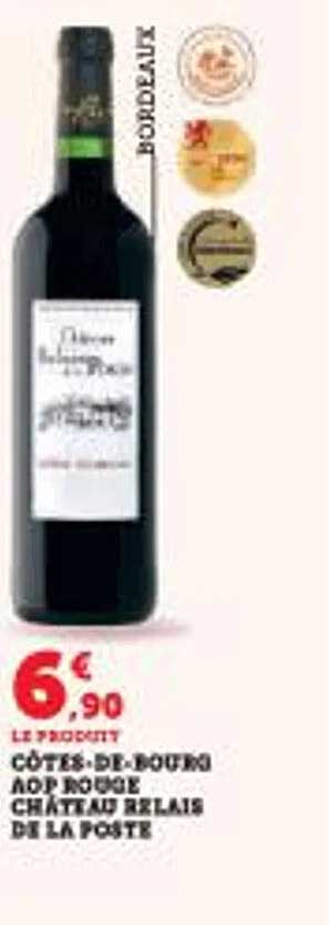 CÔTES-DE-BOURG AOP ROUGE CHÂTEAU RELAIS DE LA POSTE
