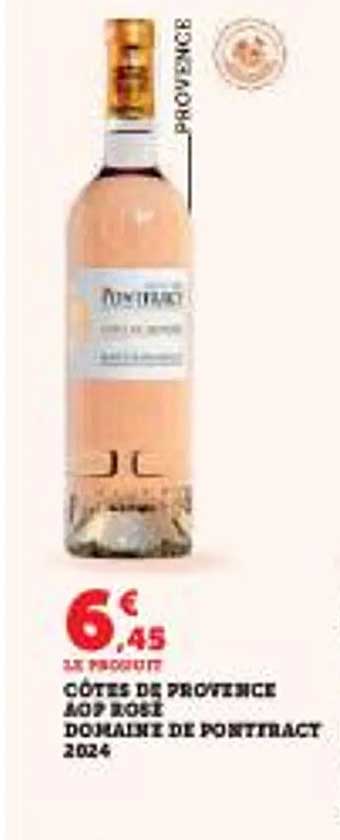 CÔTES DE PROVENCE AOP ROSÉ DOMAINE DE PONTRAC 2024