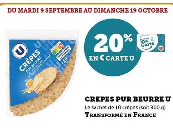 CRÊPES PUR BEURRE U