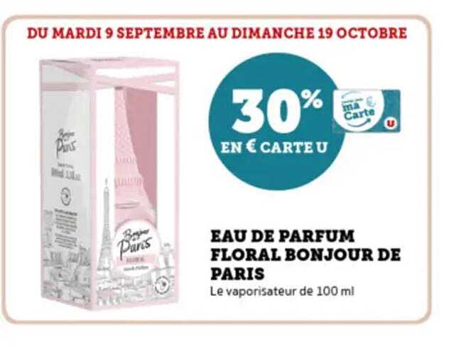 EAU DE PARFUM FLORAL BONJOUR DE PARIS