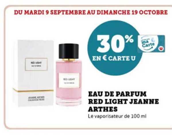 EAU DE PARFUM RED LIGHT JEANNE ARTHES