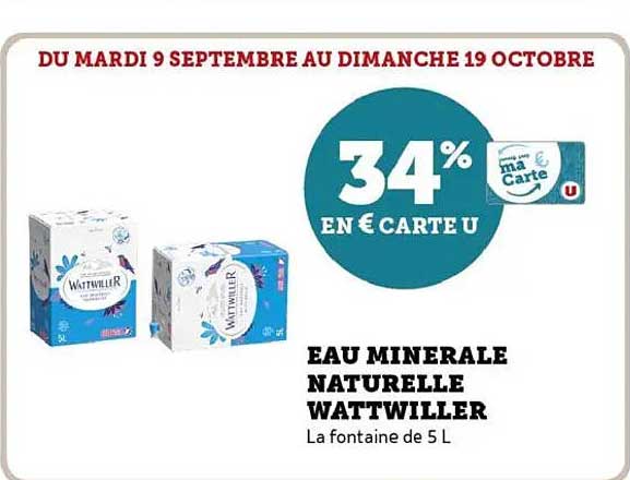 EAU MINERALE NATURELLE WATTWILLER