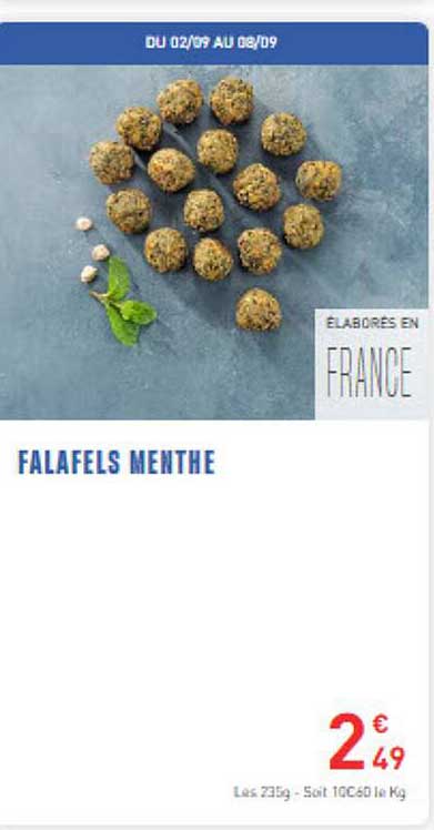 FALAFELS MENTHE