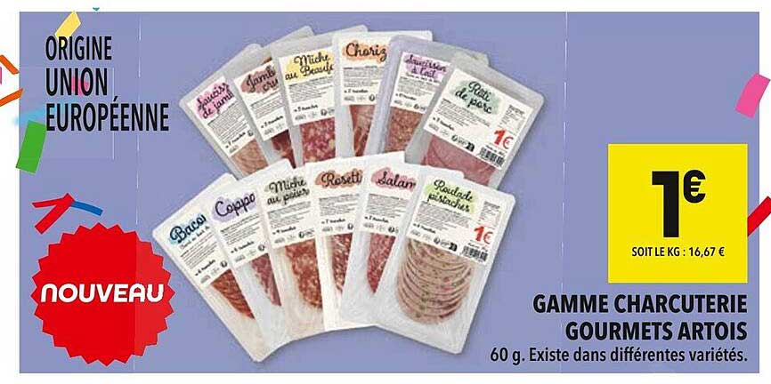 GAMME CHARCUTERIE GOURMETS ARTOIS