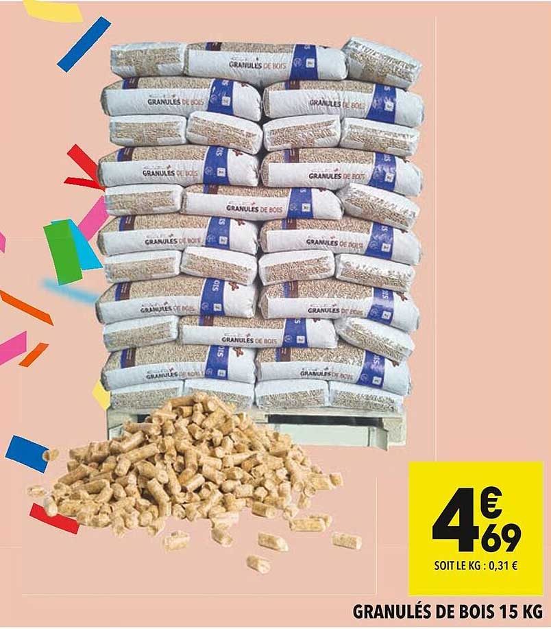 GRANULÉS DE BOIS 15 KG