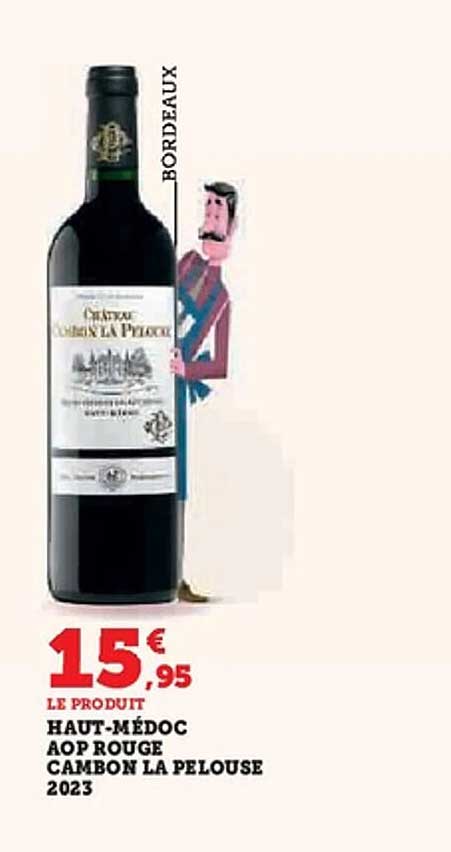 HAUT-MÉDOC AOP ROUGE CAMBON LA PELOUSE 2023