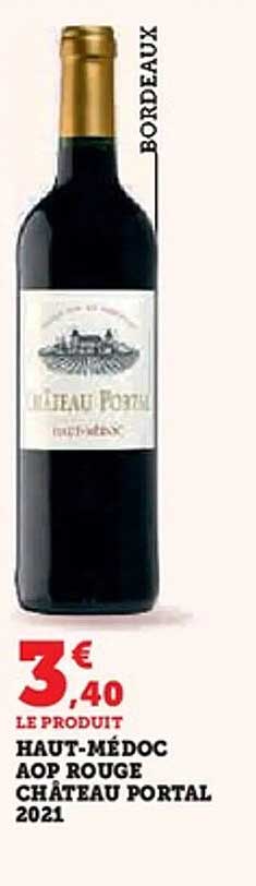 HAUT-MÉDOC AOP ROUGE CHÂTEAU PORTAL 2021