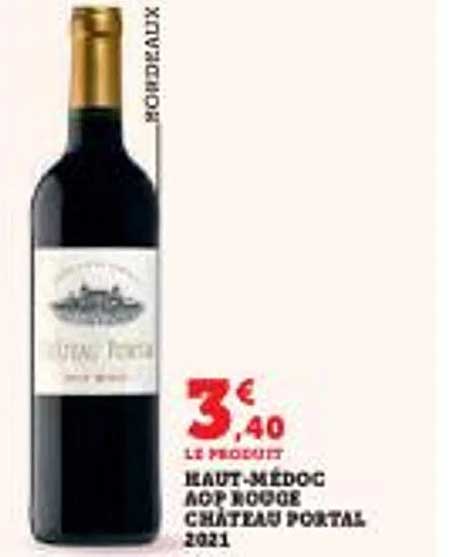 HAUT-MÉDOC AOP ROUGE CHÂTEAU PORTAL 2021