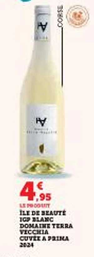 Île de Beauté IGP Blanc Domaine Terra Vecchia Cuvée A Prima 2024