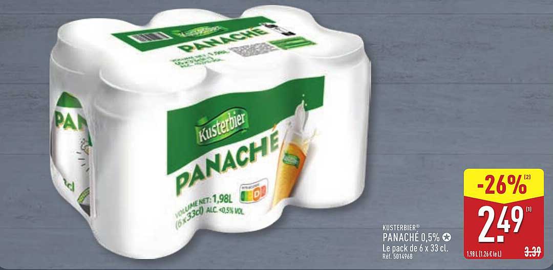 KÜSTERBIER PANACHÉ 0,5%