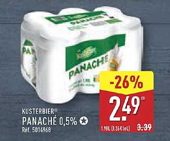 KUSTERBIER® PANACHÉ 0,5%