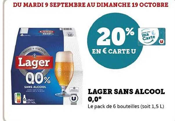 LAGER SANS ALCOOL 0,0°